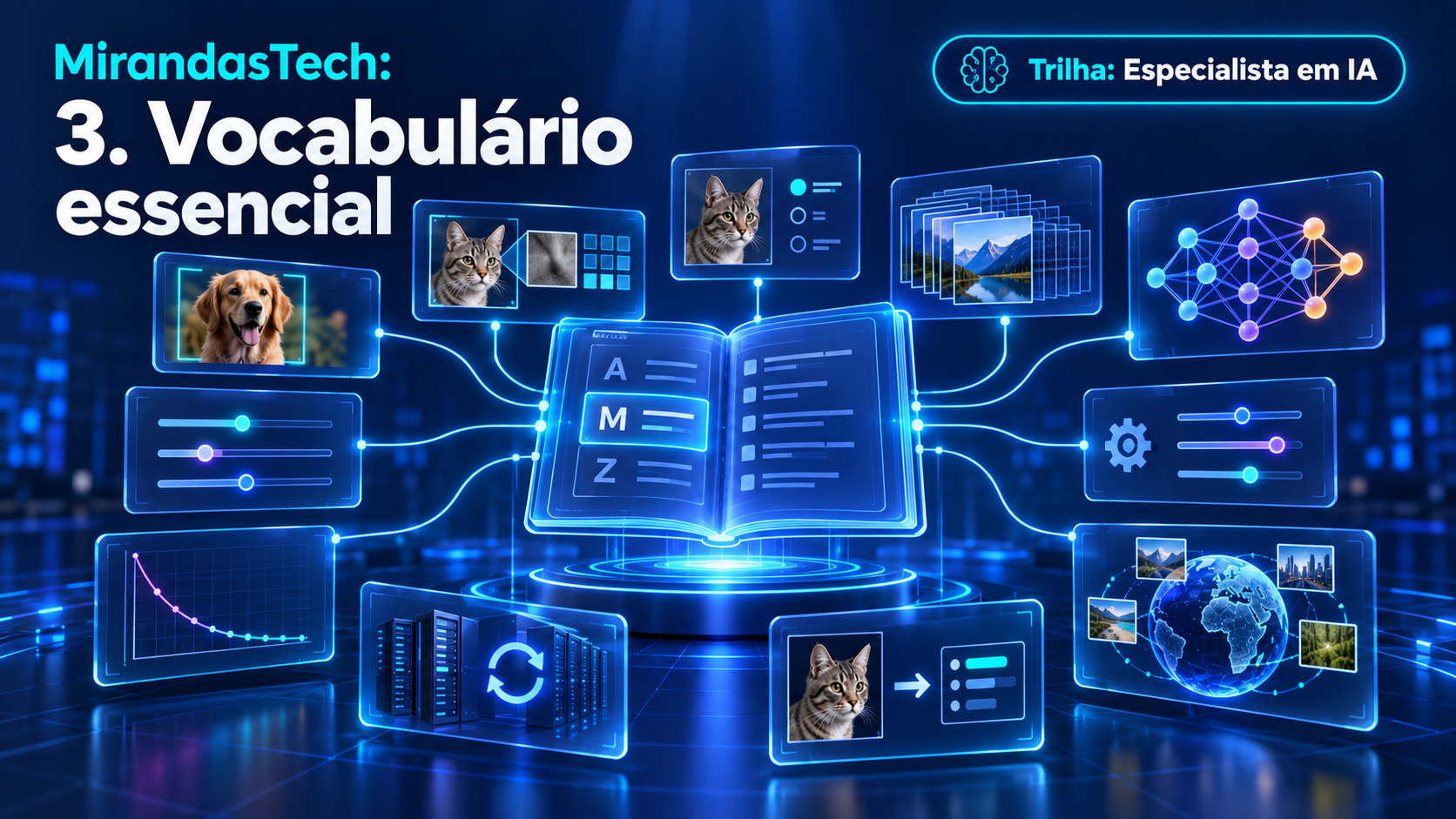 Vocabulário essencial de ML: amostras, features, target, parâmetros e inferência.