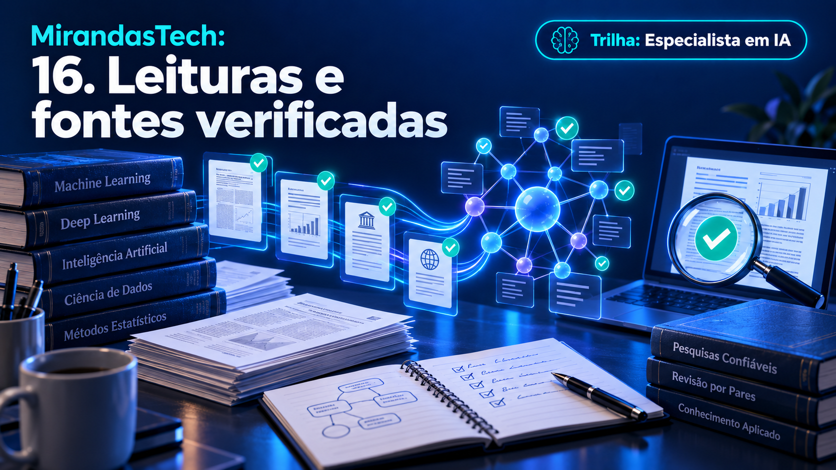 Leituras e fontes verificadas com livros, artigos e pesquisa científica.