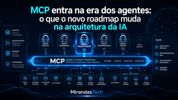 MCP entra na era dos agentes: o que o novo roadmap muda na arquitetura da IA
